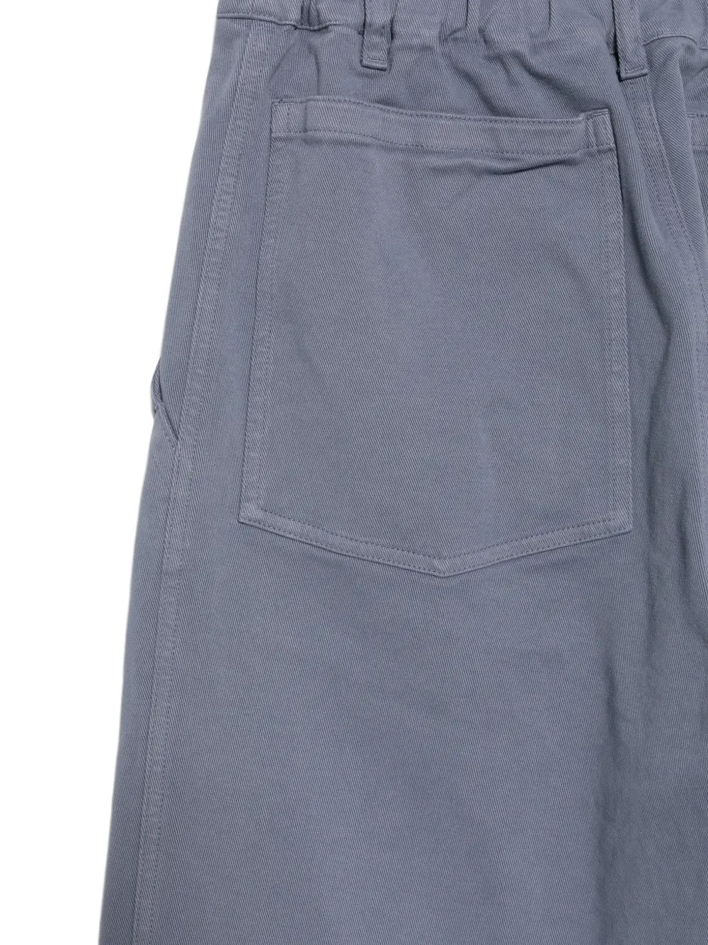 Barena Katoenen broek met elastische tailleband Blauw