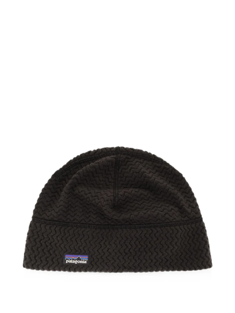 Patagonia R1 Air fleece muts met textuur Zwart