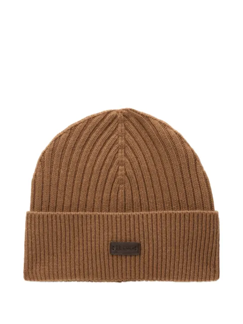 Herno ribbed-knit beanie hat
