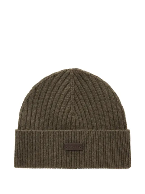 Herno ribbed-knit beanie hat