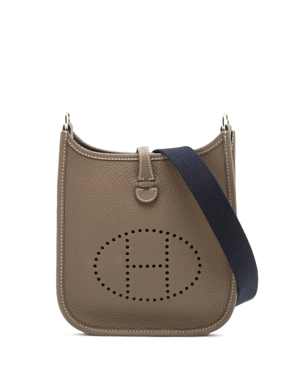 Hermès Pre-Owned Borsa a tracolla Evelyne Amazone 16 in pelle Clemence 2025 - Marrone