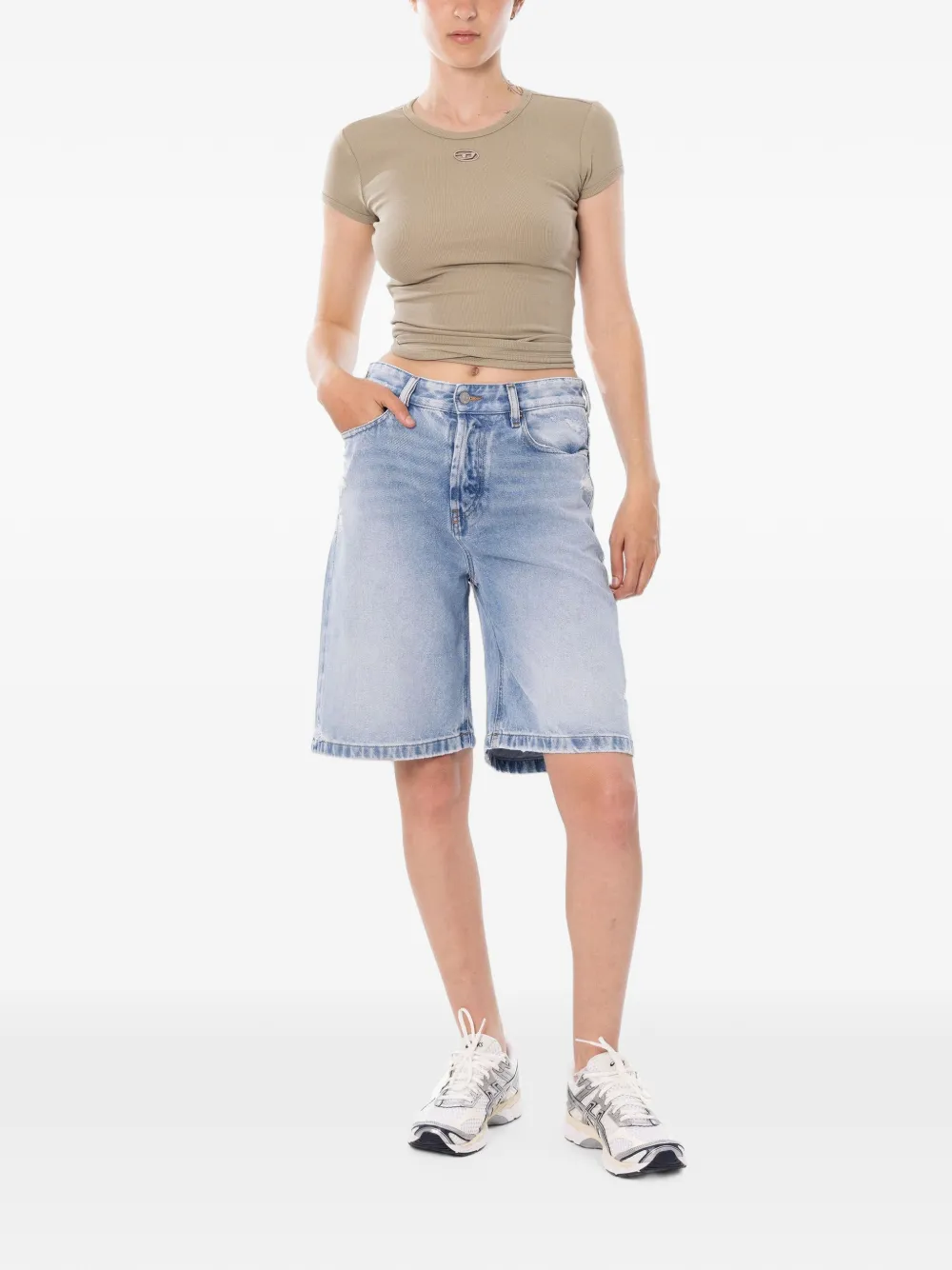 Diesel T-Bunny-Tail T-shirt Groen