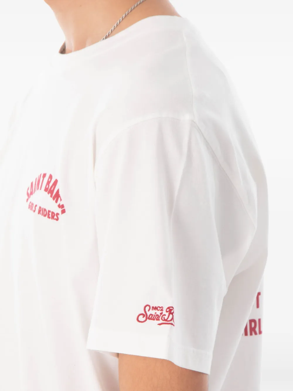 MC2 Saint Barth T-shirt met grafische print Wit
