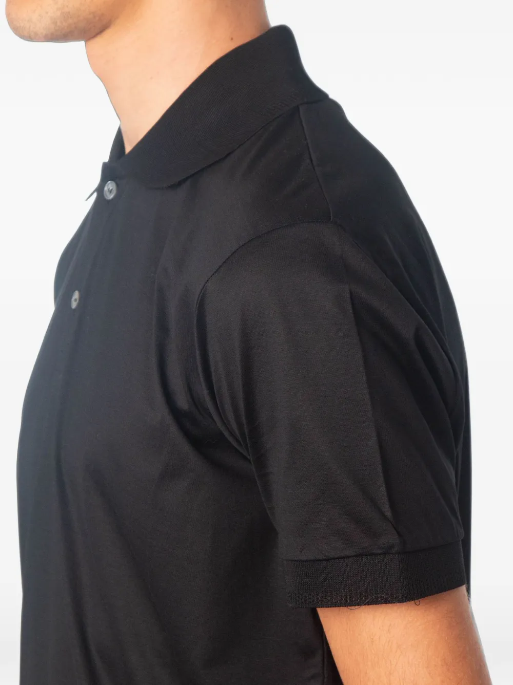 Daniele Fiesoli Poloshirt met korte mouwen Zwart