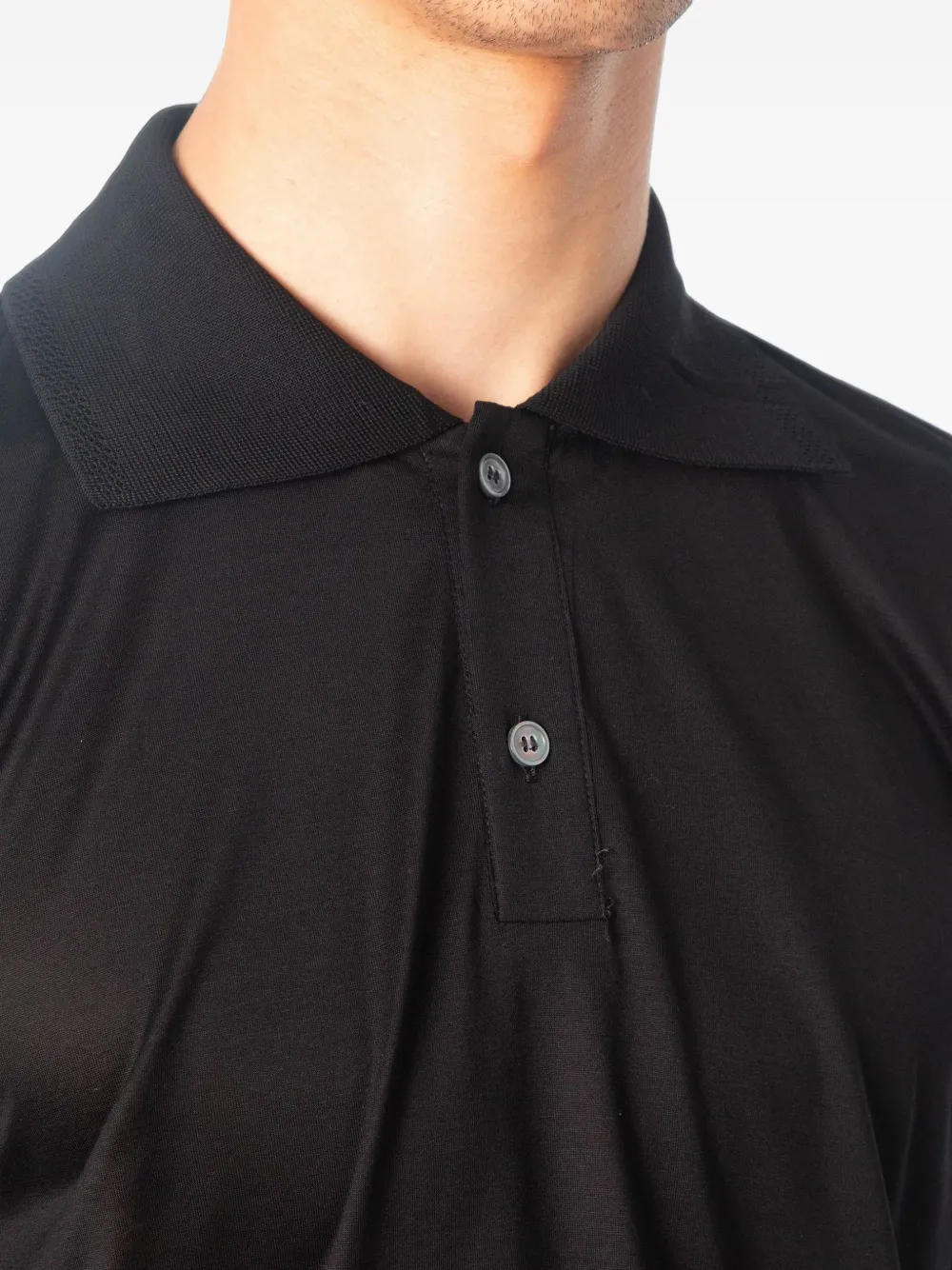 Daniele Fiesoli Poloshirt met korte mouwen Zwart