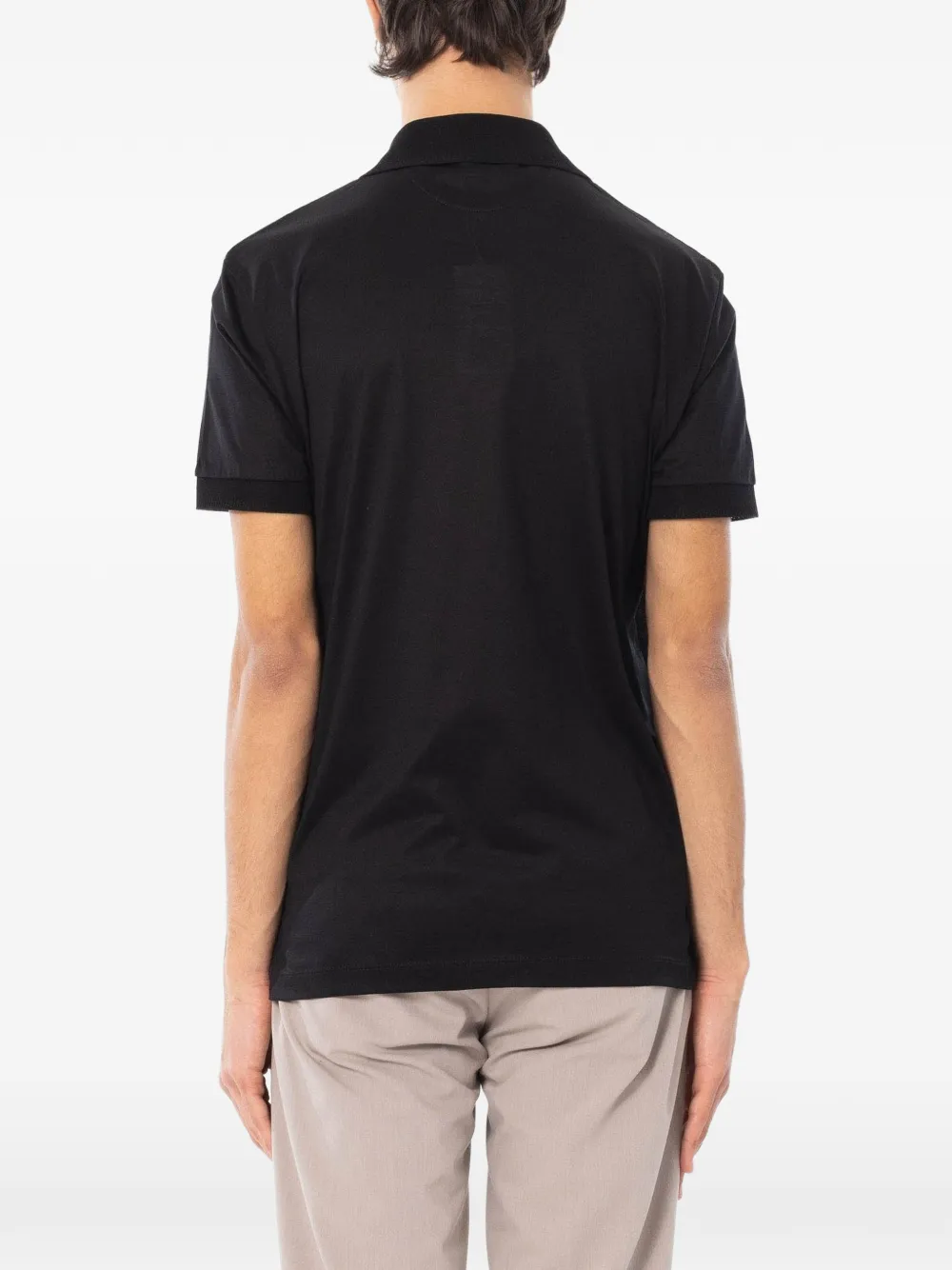 Daniele Fiesoli Poloshirt met korte mouwen Zwart