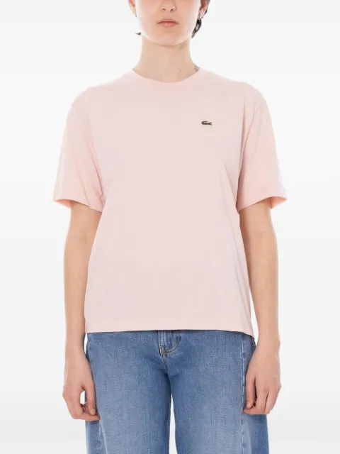 Lacoste playera manga corta con parche del logo