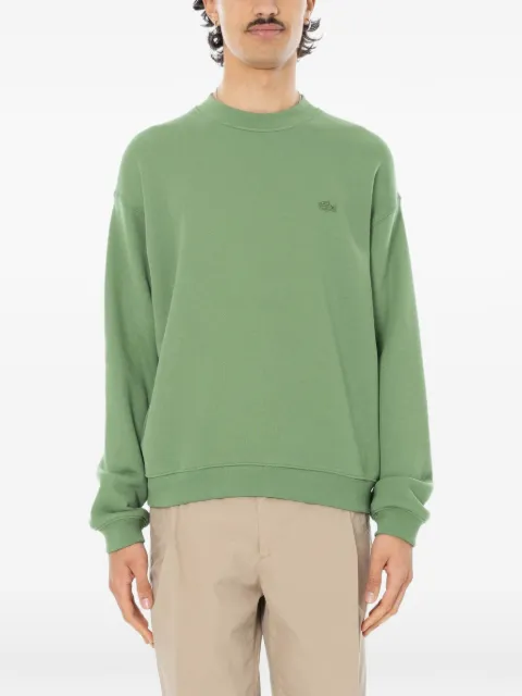 Lacoste logo-patch long-sleeve sweatshirt