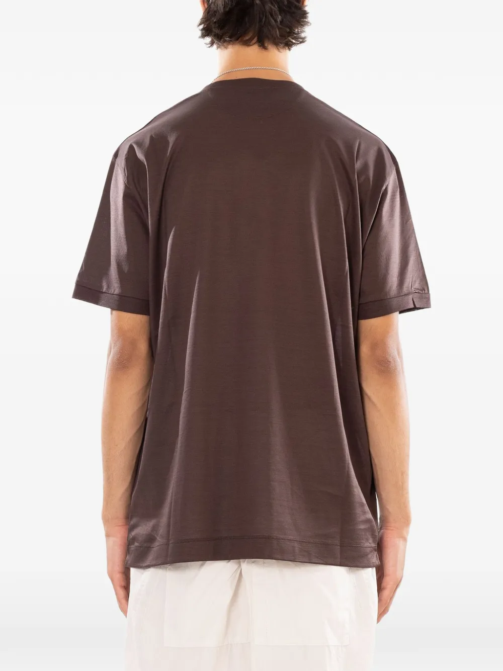 Daniele Fiesoli Filo Scozia T-shirt Bruin