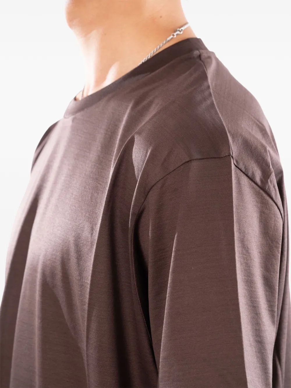 Daniele Fiesoli Filo Scozia T-shirt Bruin