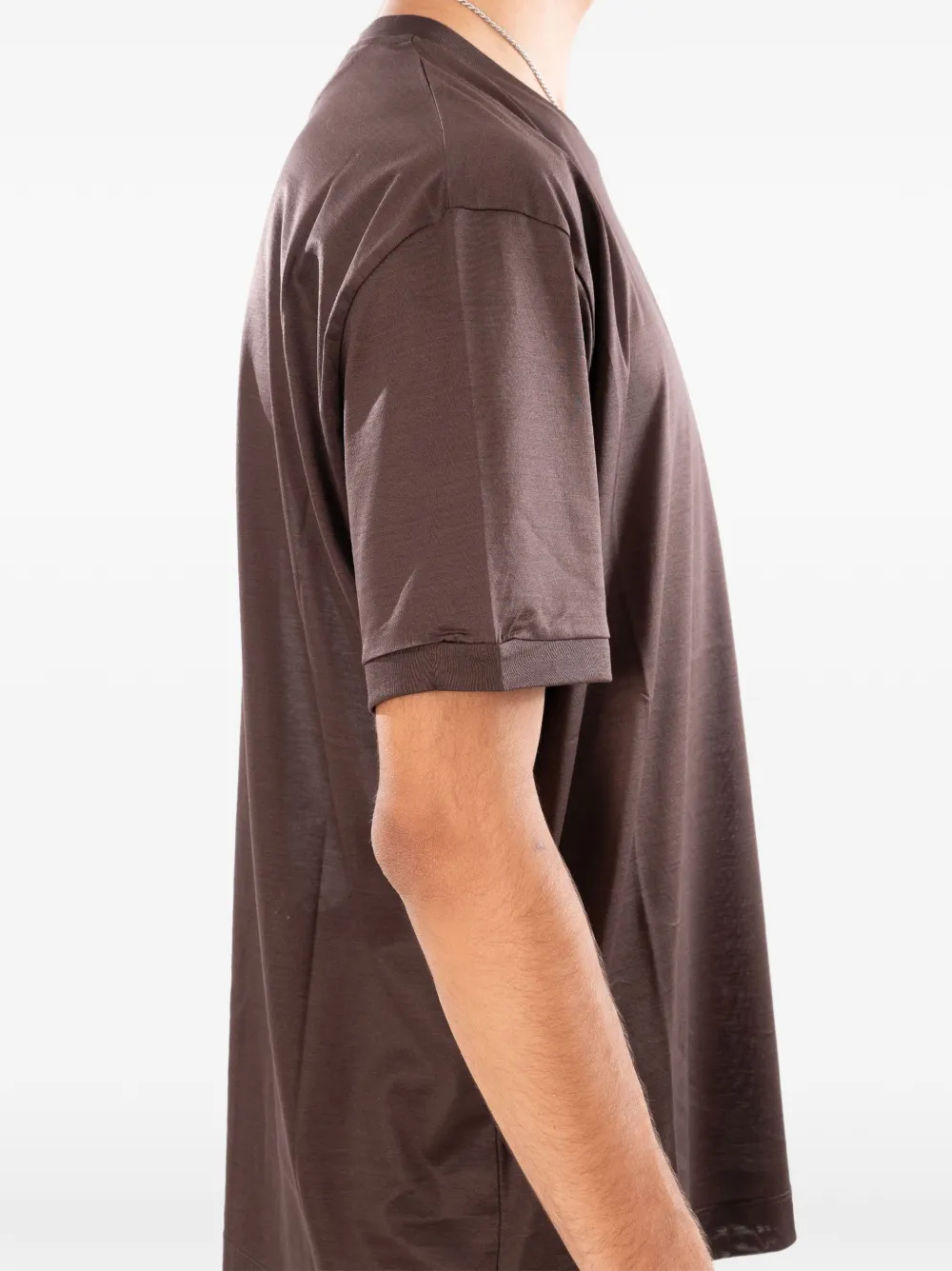 Daniele Fiesoli Filo Scozia T-shirt Bruin