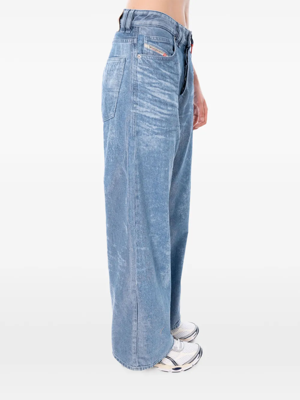 Diesel 1996 D-Sire jeans met toelopende pijpen Blauw