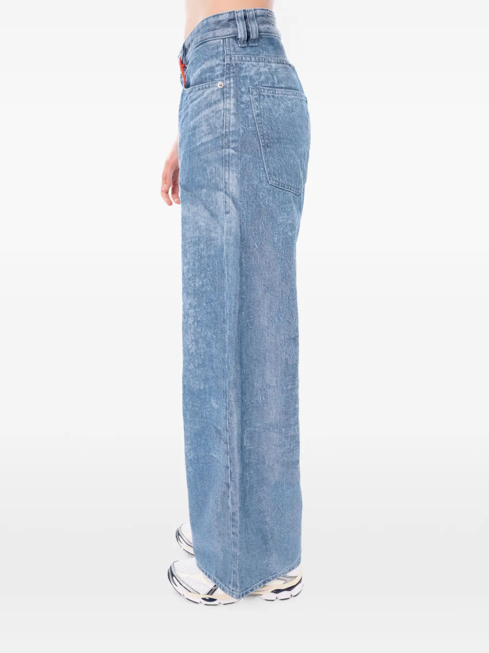 Diesel 1996 D-Sire jeans met toelopende pijpen Blauw