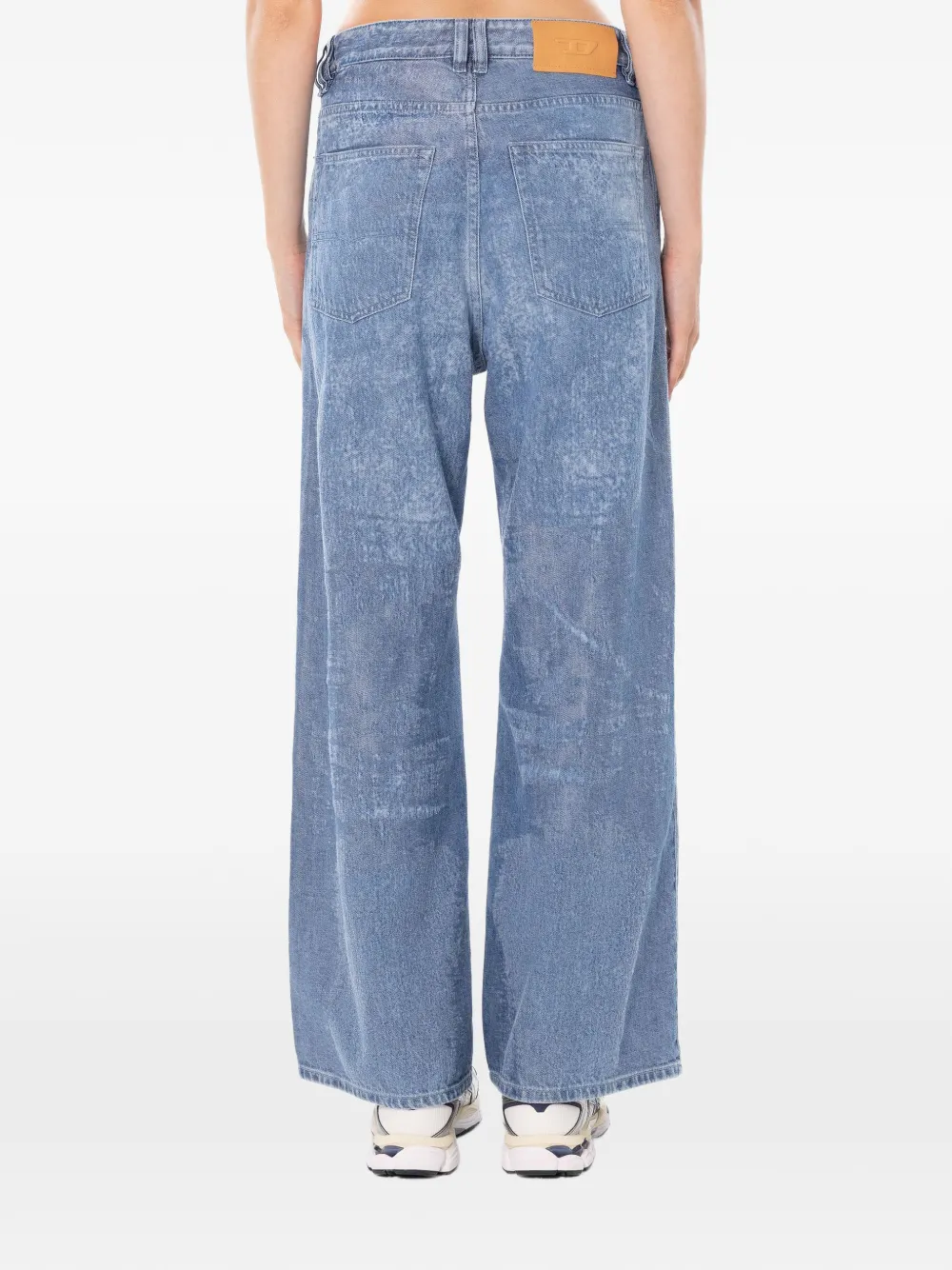 Diesel 1996 D-Sire jeans met toelopende pijpen Blauw
