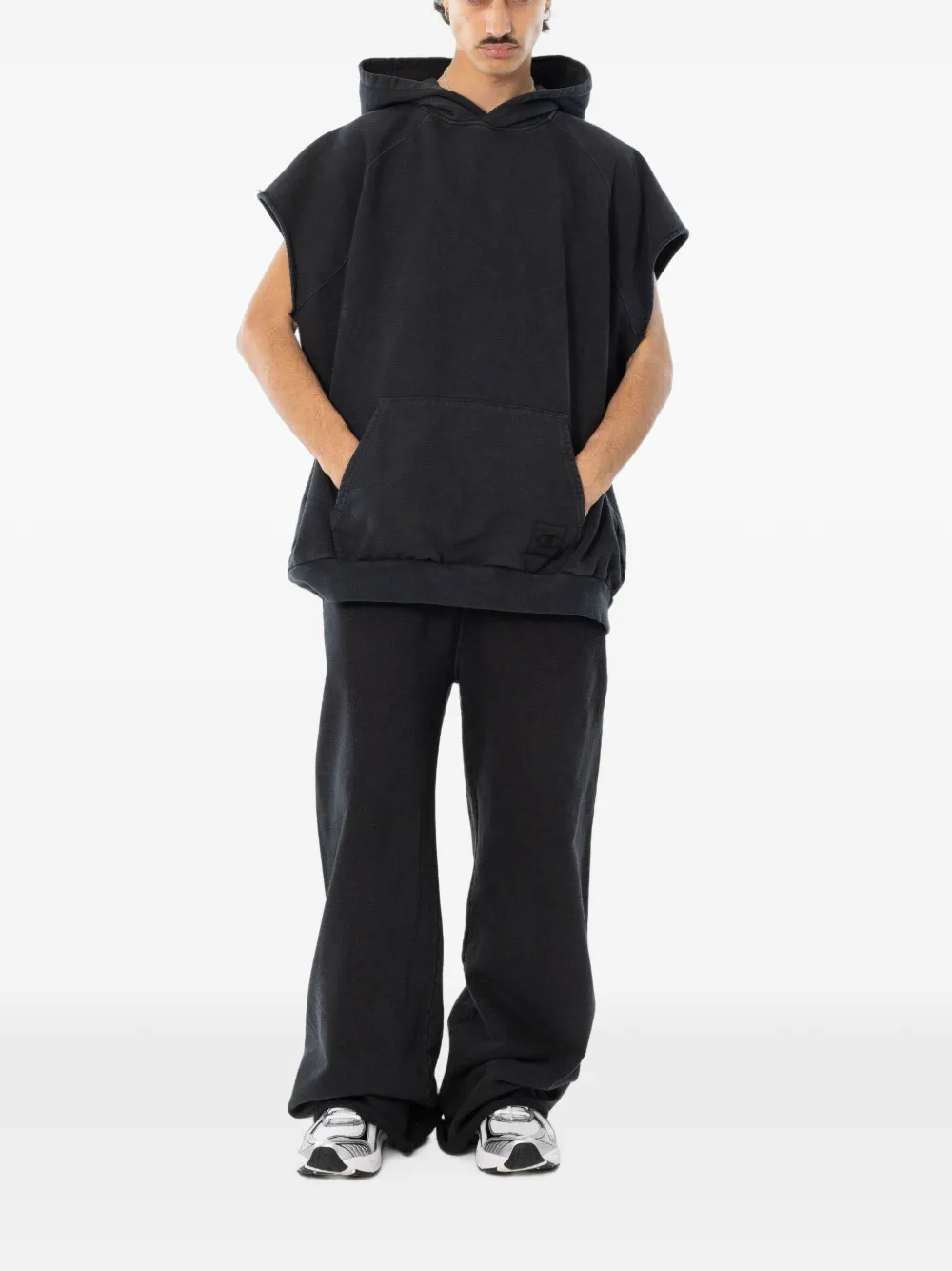 Champion Nowhere Gym mouwloze hoodie Zwart
