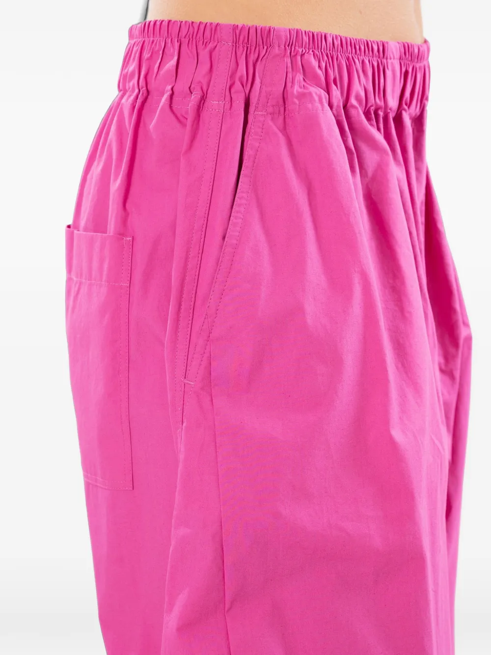 THELATEST Dora elastische broek met rechte pijpen Roze