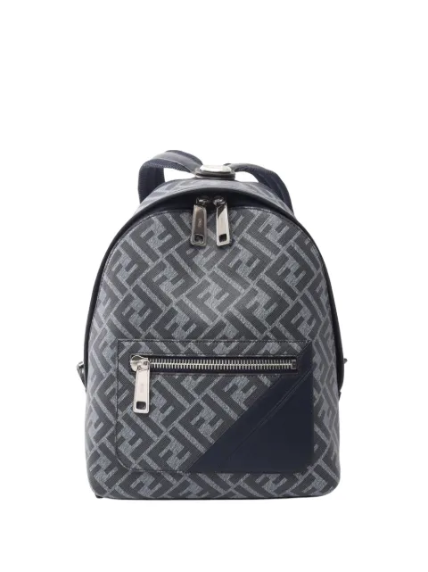 Fendi Pre-Owned 2000-2010 Small Zucca Coated Canvas Chiodo Diagonal backpack
