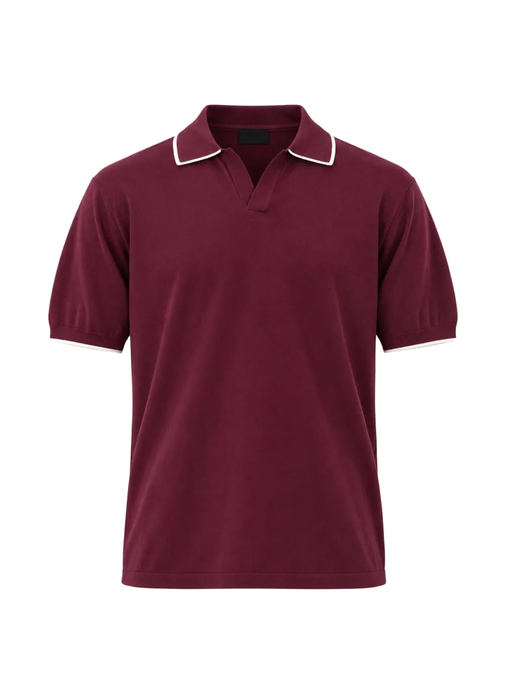 MC2 Saint Barth Sloan contrast-trim polo-collar T-shirt