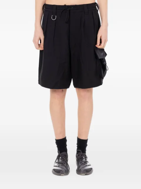 Y-3 logo-print cargo shorts