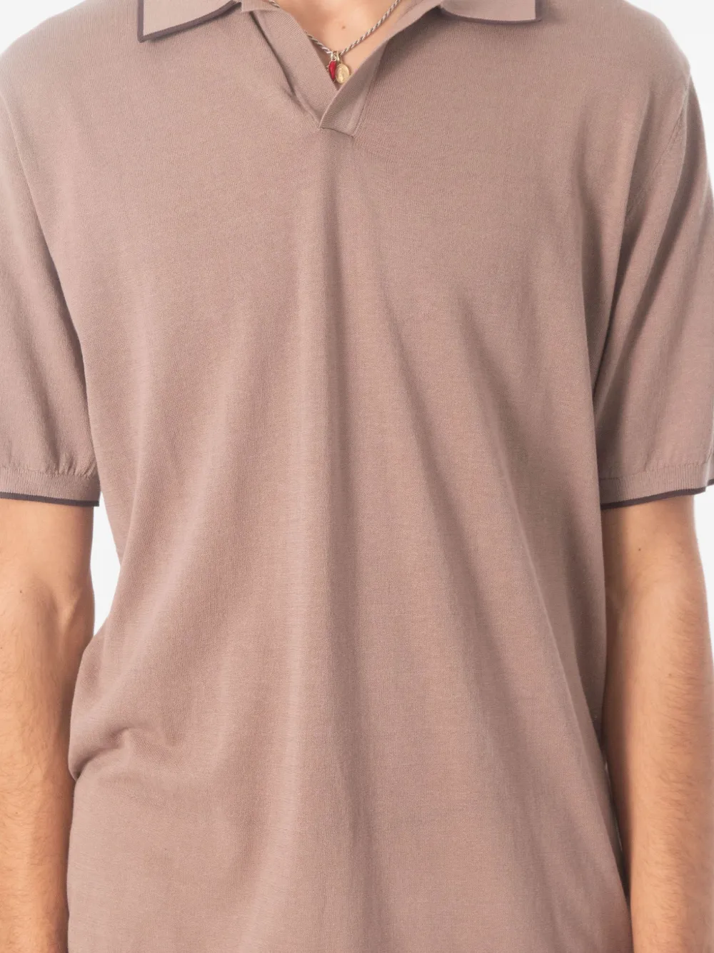 MC2 Saint Barth Sloan T-shirt met korte mouwen en polokraag Grijs