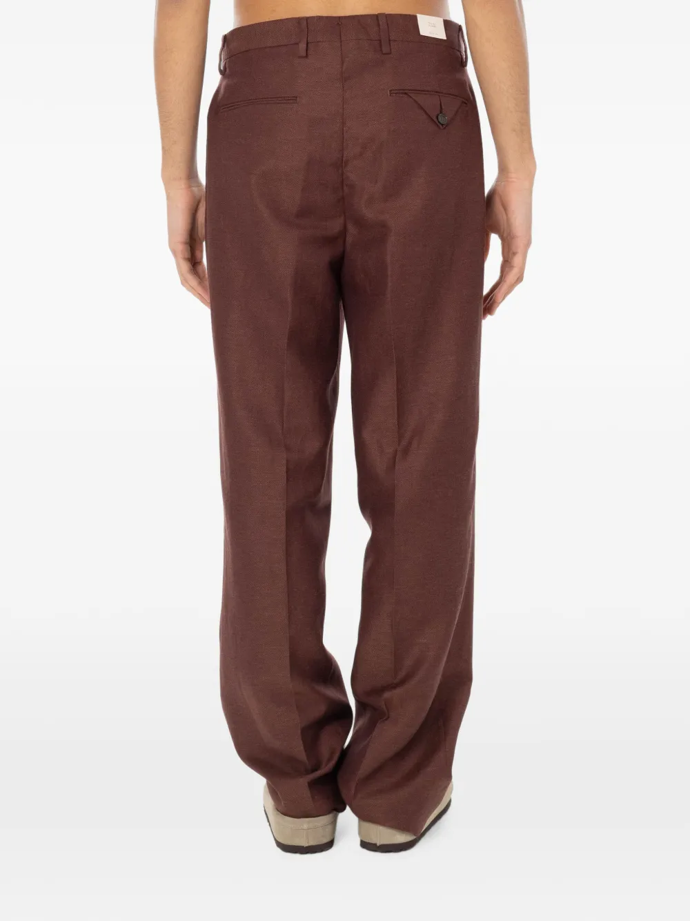 Briglia 1949 Marguttas broek met plooien Bruin