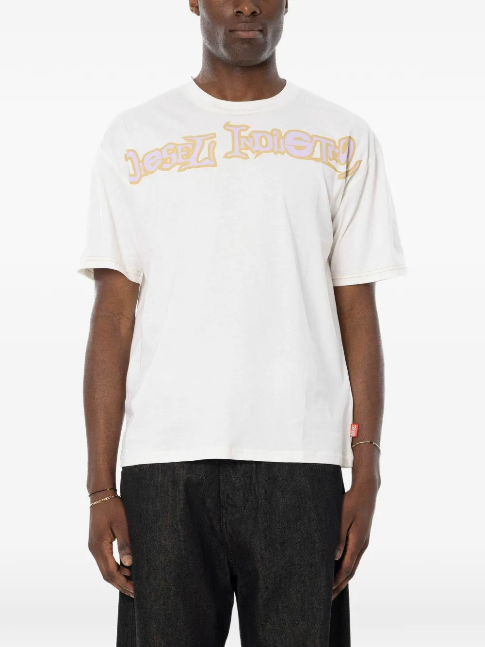 Diesel relaxed cotton T-shirt with Industry print