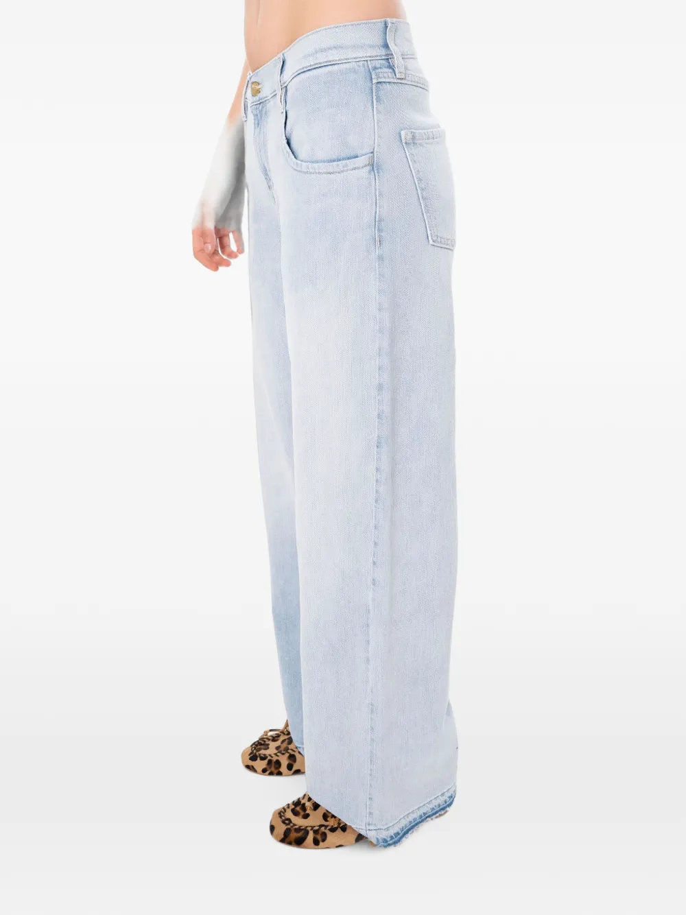 Cycle Aida jeans met onafgewerkte boorden Blauw