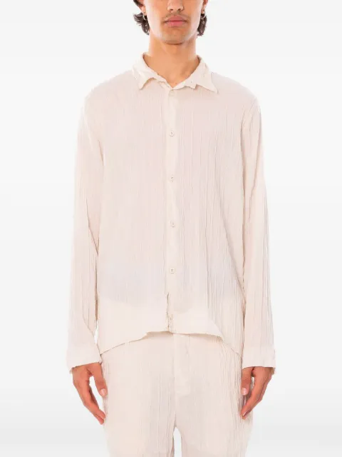 Transit Camisa listrada com gravação