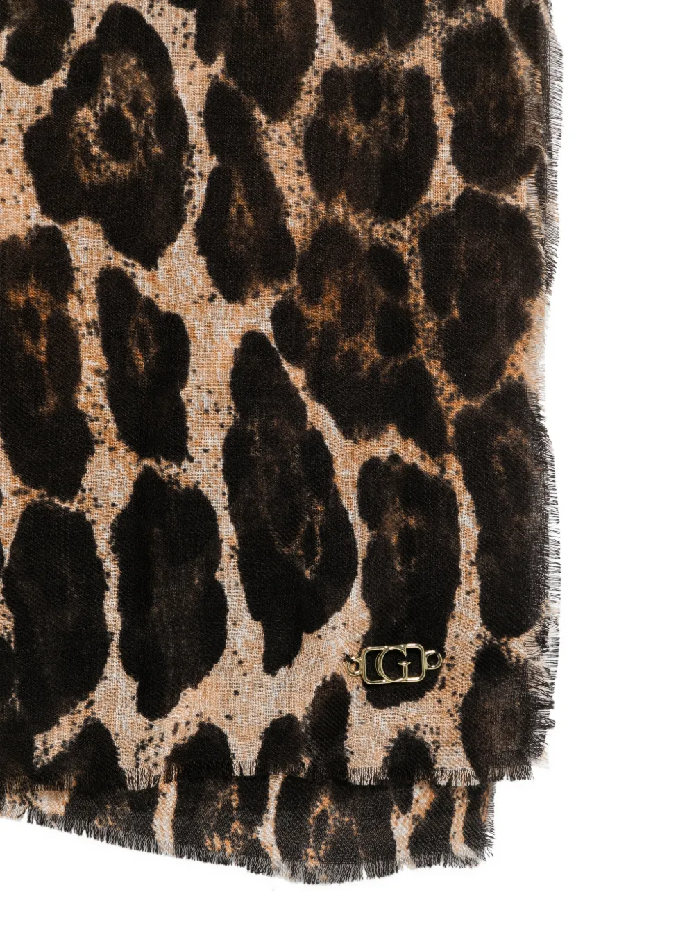GUESS USA Sjaal met luipaardprint Zwart