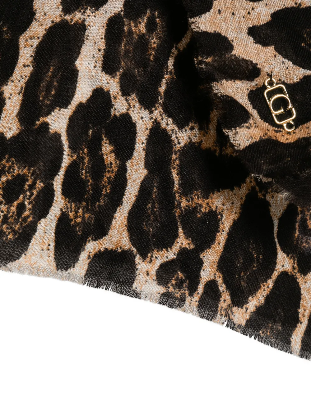 GUESS USA Sjaal met luipaardprint Zwart