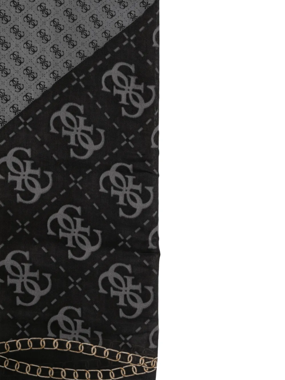 GUESS USA Sjaal met riemprint en logoprint Zwart