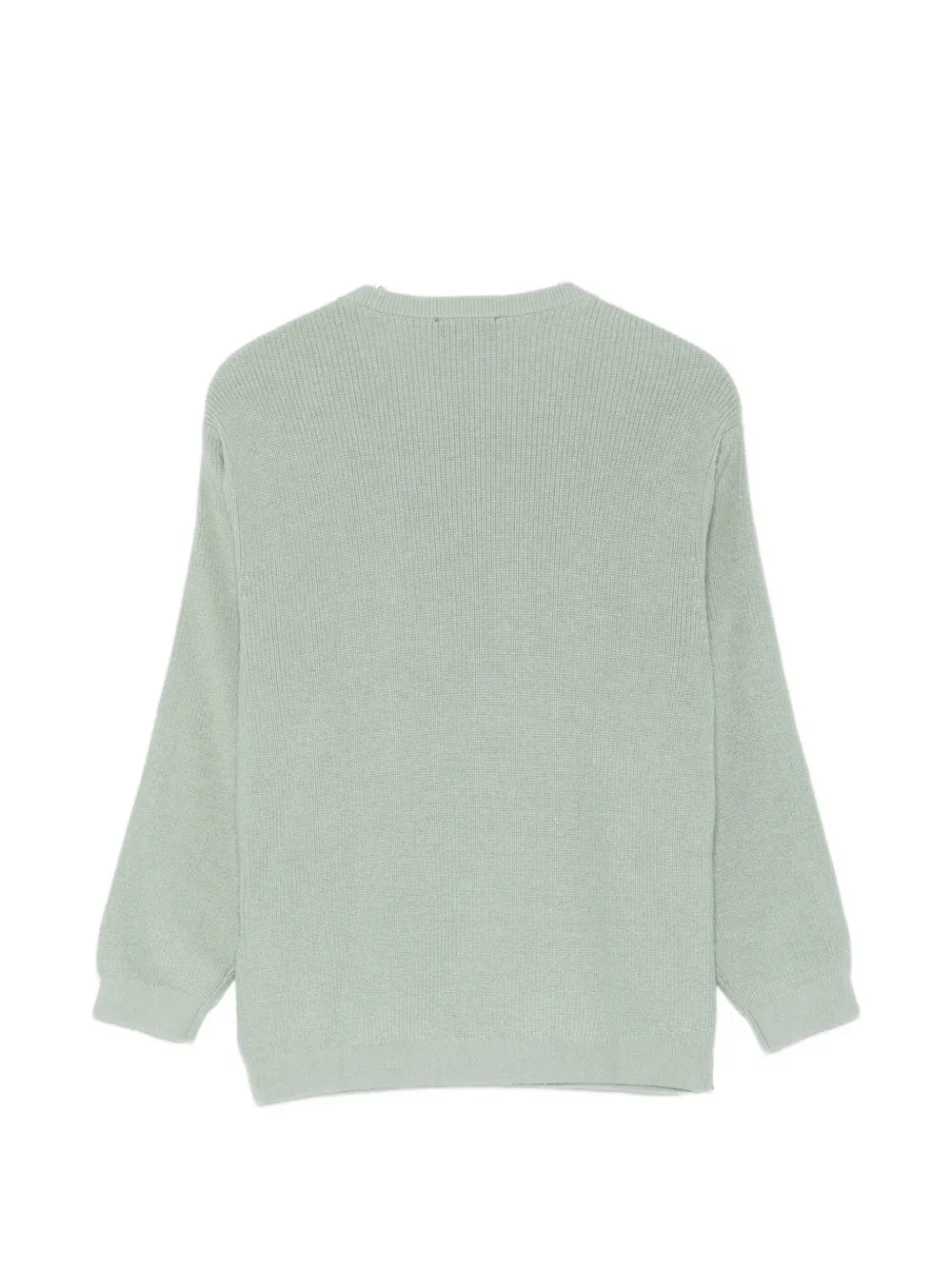 Emporio Armani Kids Gebreide trui met logoband Groen