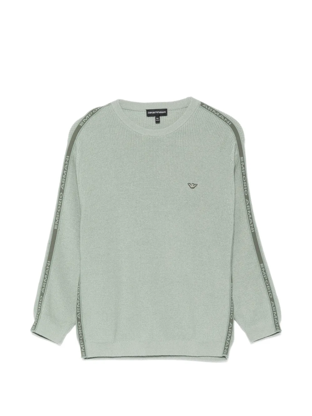 Emporio Armani Kids Maglione con logo - Verde