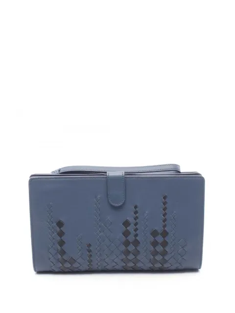 Bottega Veneta Pre-Owned 2012-2026 Intrecciato Trimmed Nappa clutch bag