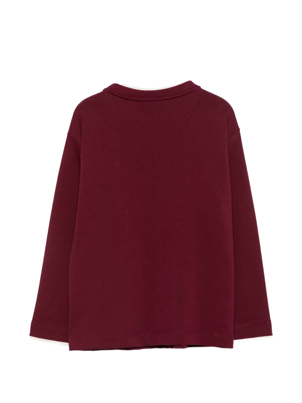 Emporio Armani Kids T-shirt met logopatch Rood