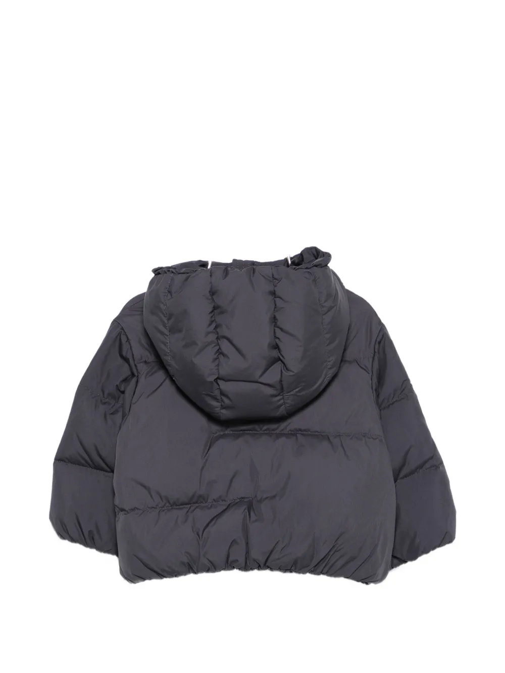Emporio Armani Kids Donsjack met logopatch Grijs