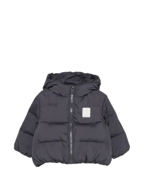 Emporio Armani Kids logo-patch puffer jacket