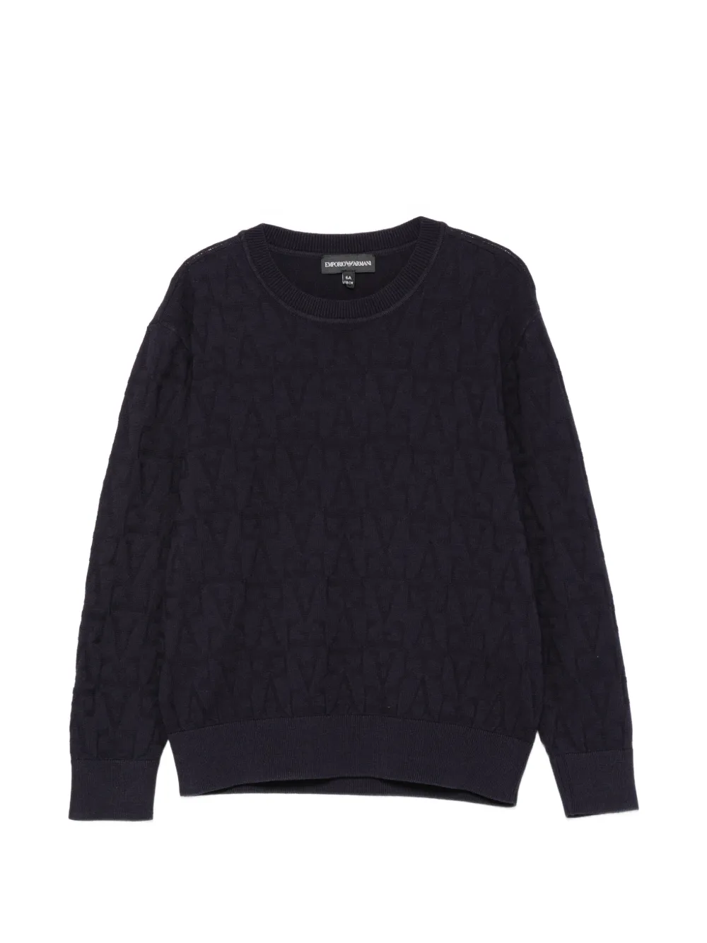 Emporio Armani Kids Maglione con logo - Blu