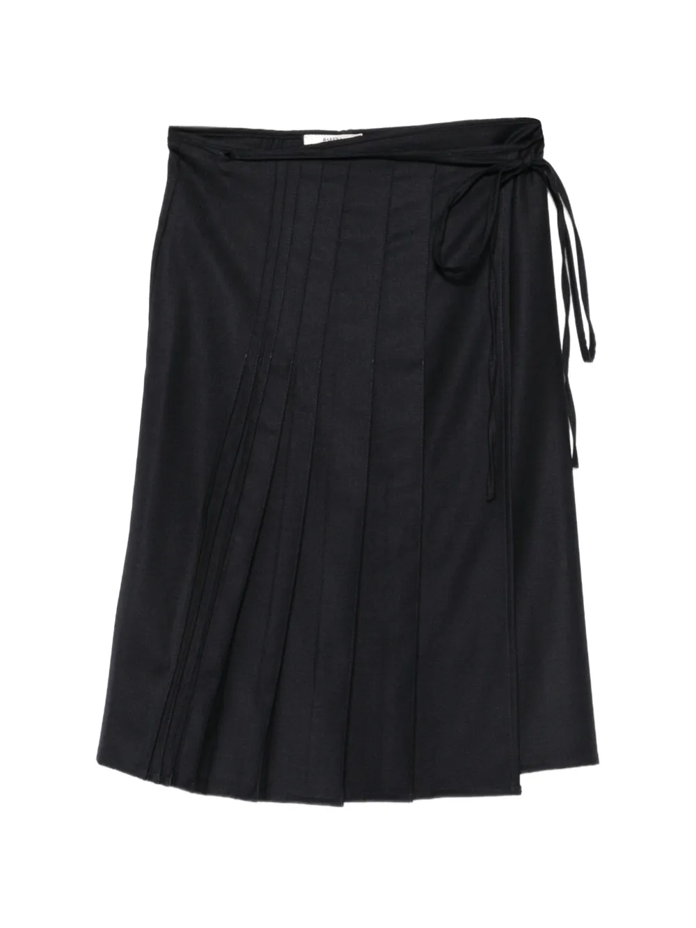 Barena pleated wrap skirt
