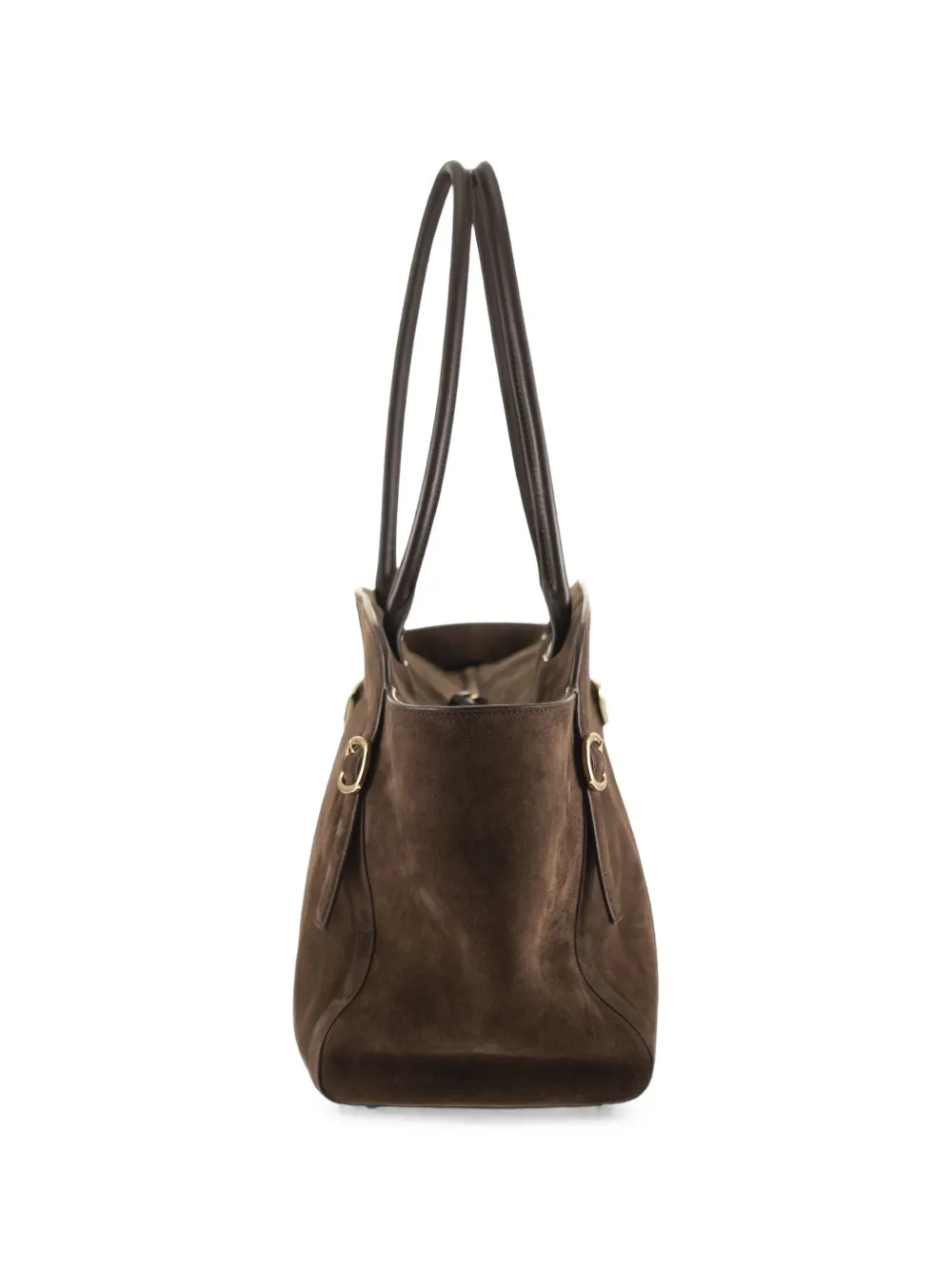 Santoni Didi suède shopper Bruin