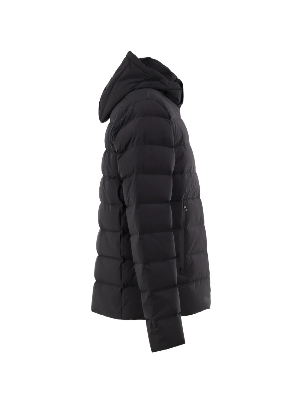 CAPE HORN Williams gewatteerd jack met capuchon Zwart