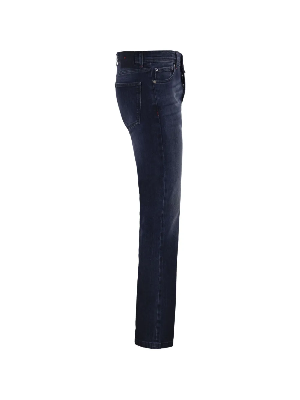 Kiton Skinny jeans met vervaagd effect en vijf zakken Blauw