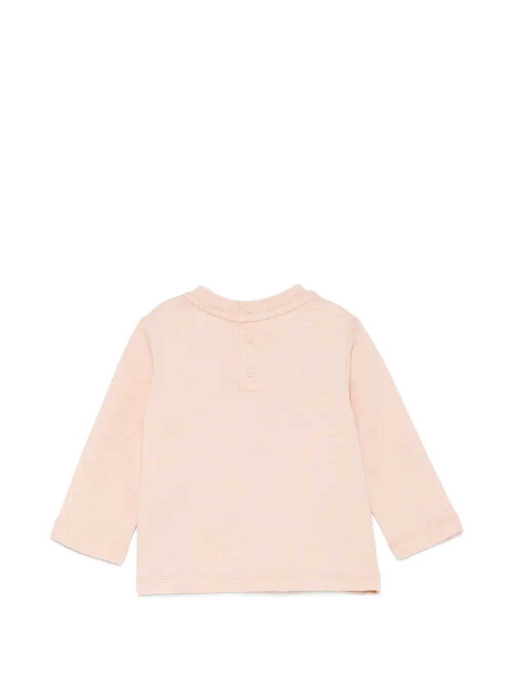Emporio Armani Kids T-shirt con stampa grafica e maniche lunghe - Rosa
