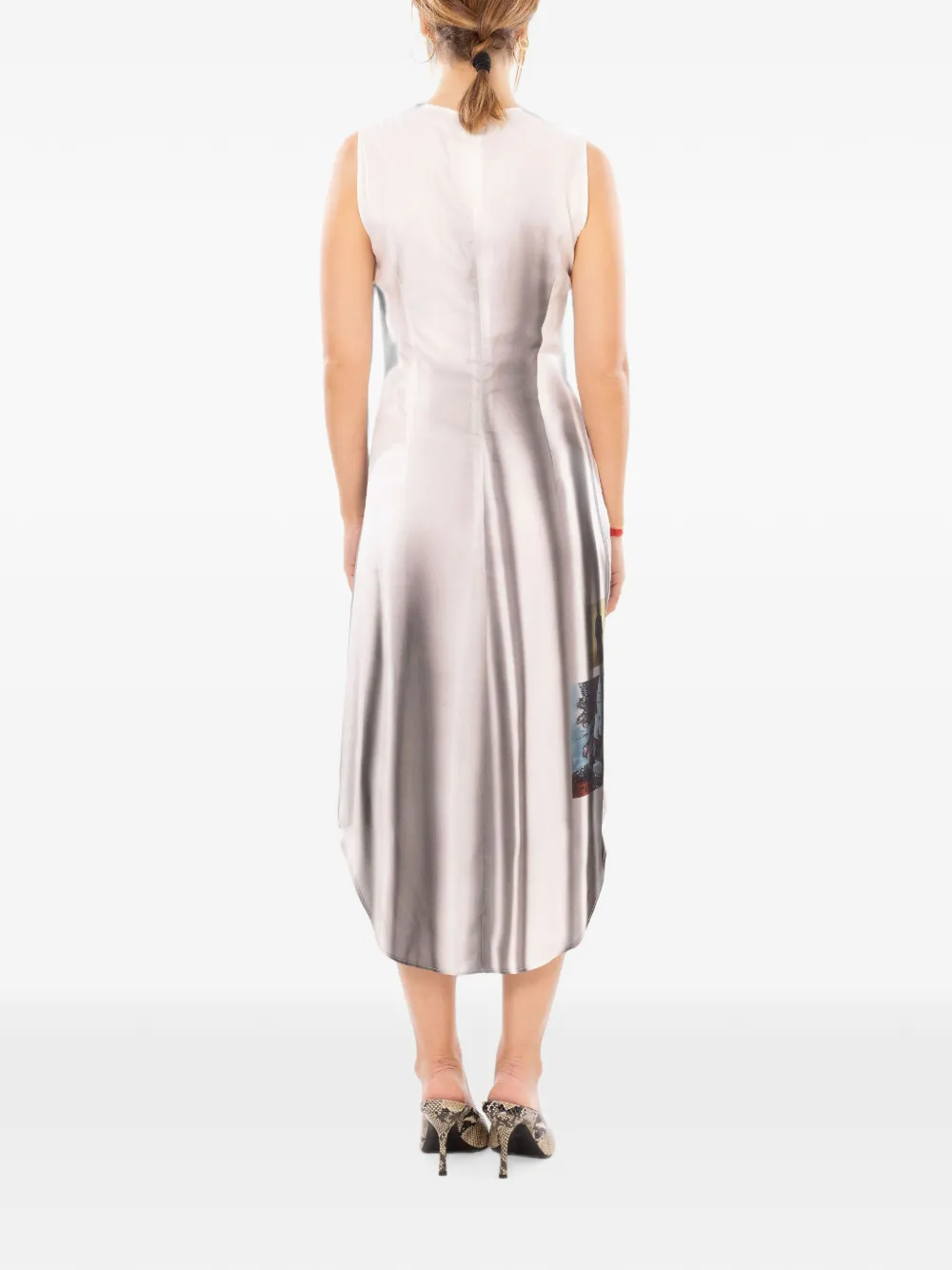 Diesel D-Tavy midi-jurk met grafische print Wit