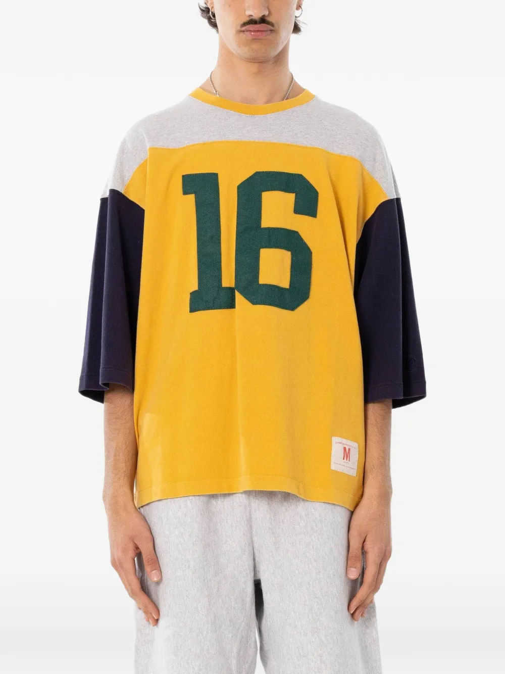 Champion Time Capsule colour-block football T-shirt