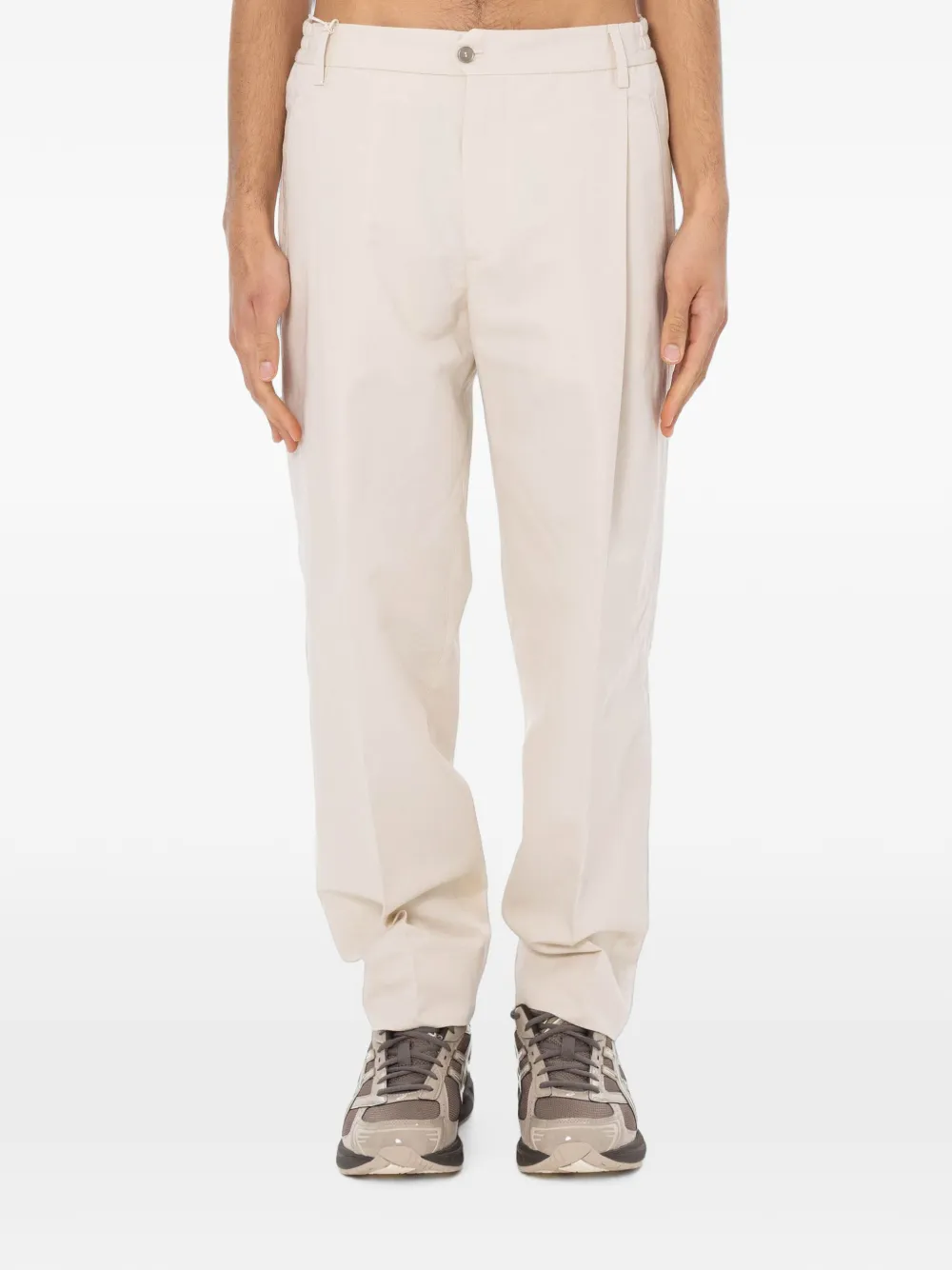Briglia 1949 Pantaloni Manhattan con pieghe - Toni neutri