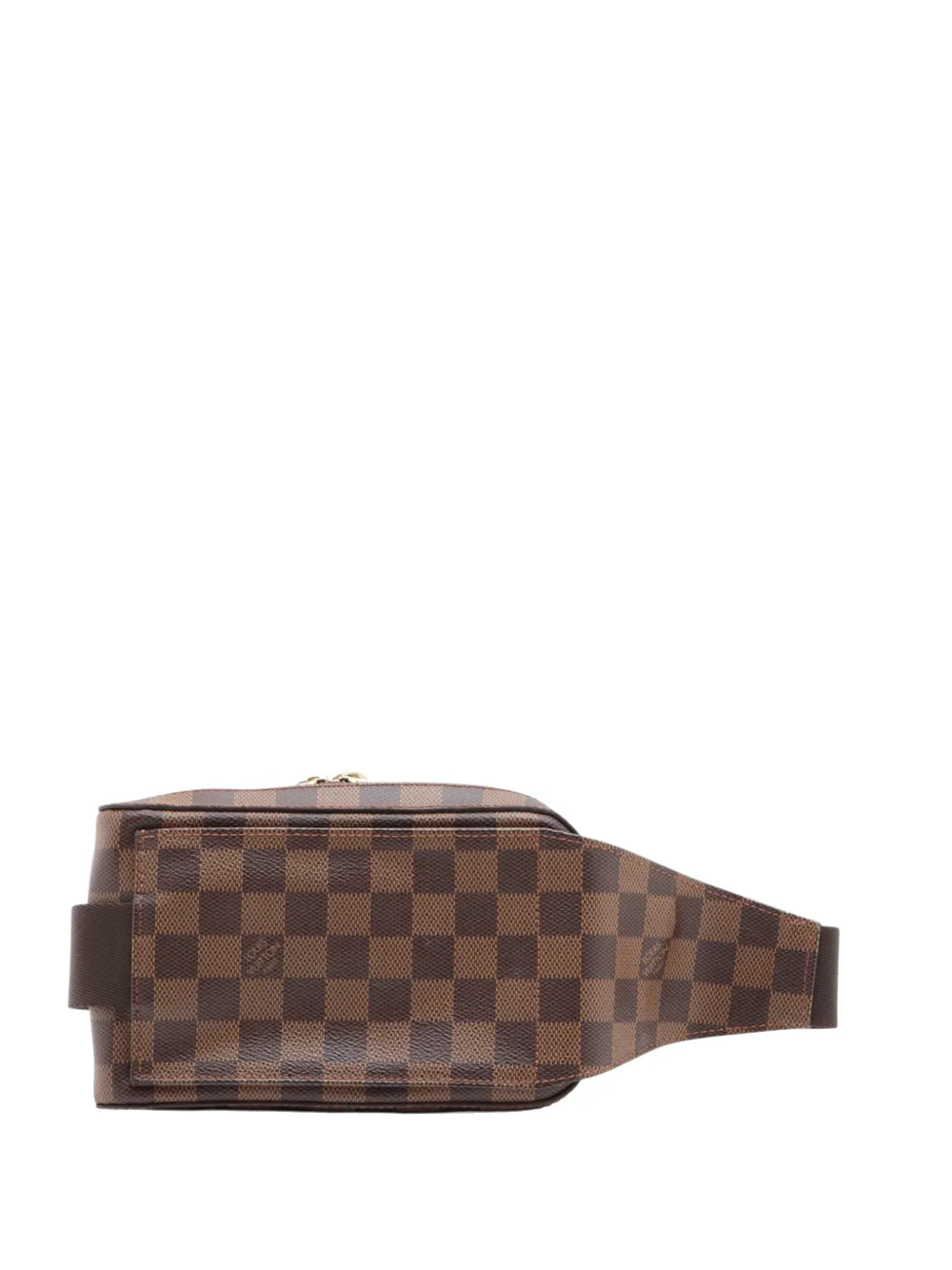 Louis Vuitton Pre-Owned Borsa a tracolla Geronimos in tela Damier Ébène 2005 - Marrone