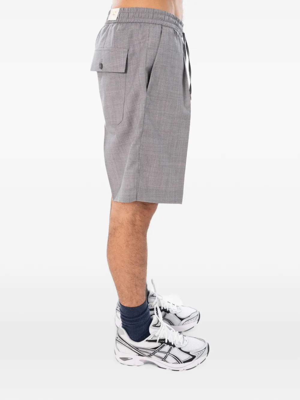 Briglia 1949 Molokaip shorts met elastische taille Grijs