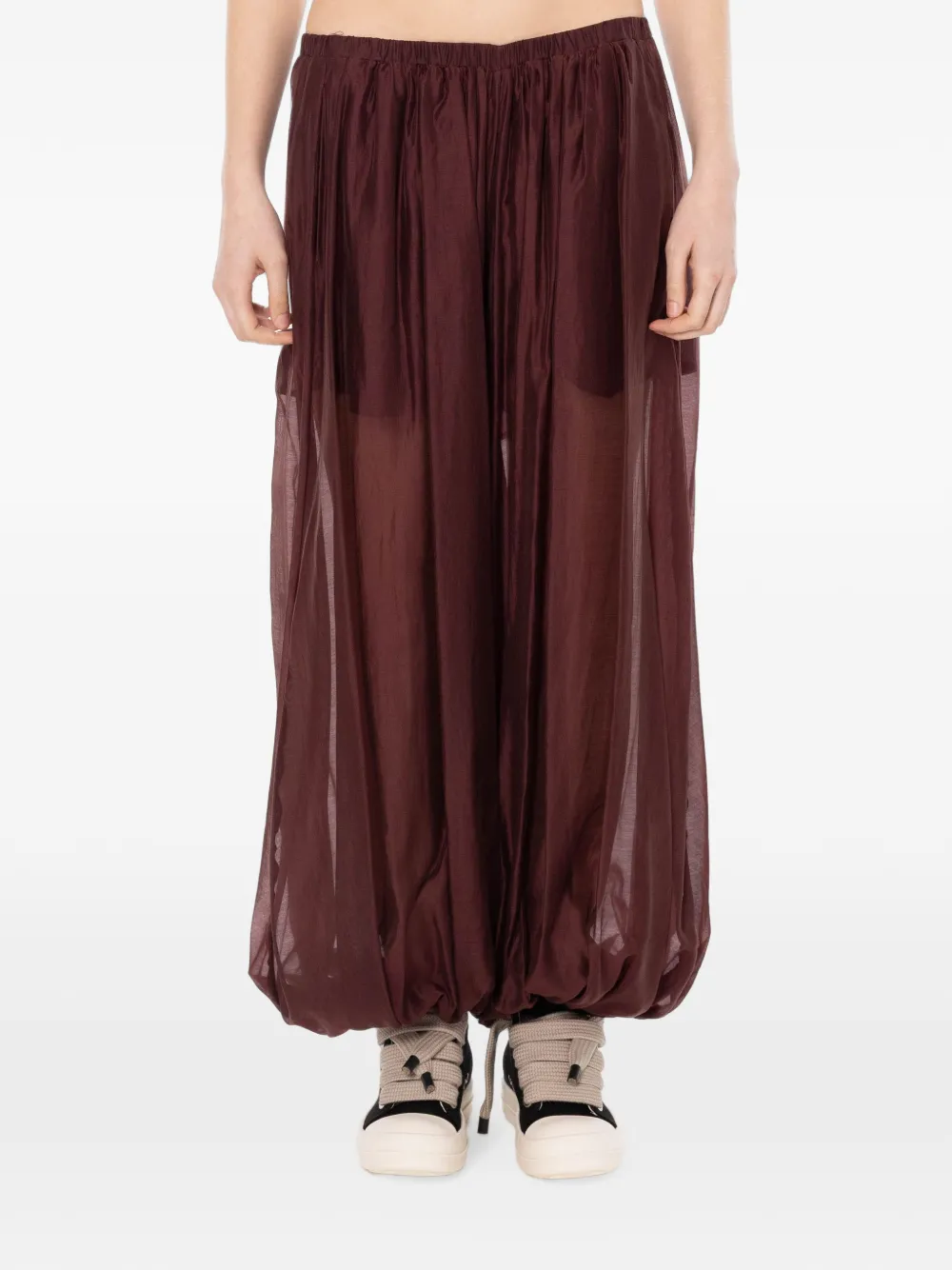 MeimeiJ semi-sheer balloon trousers