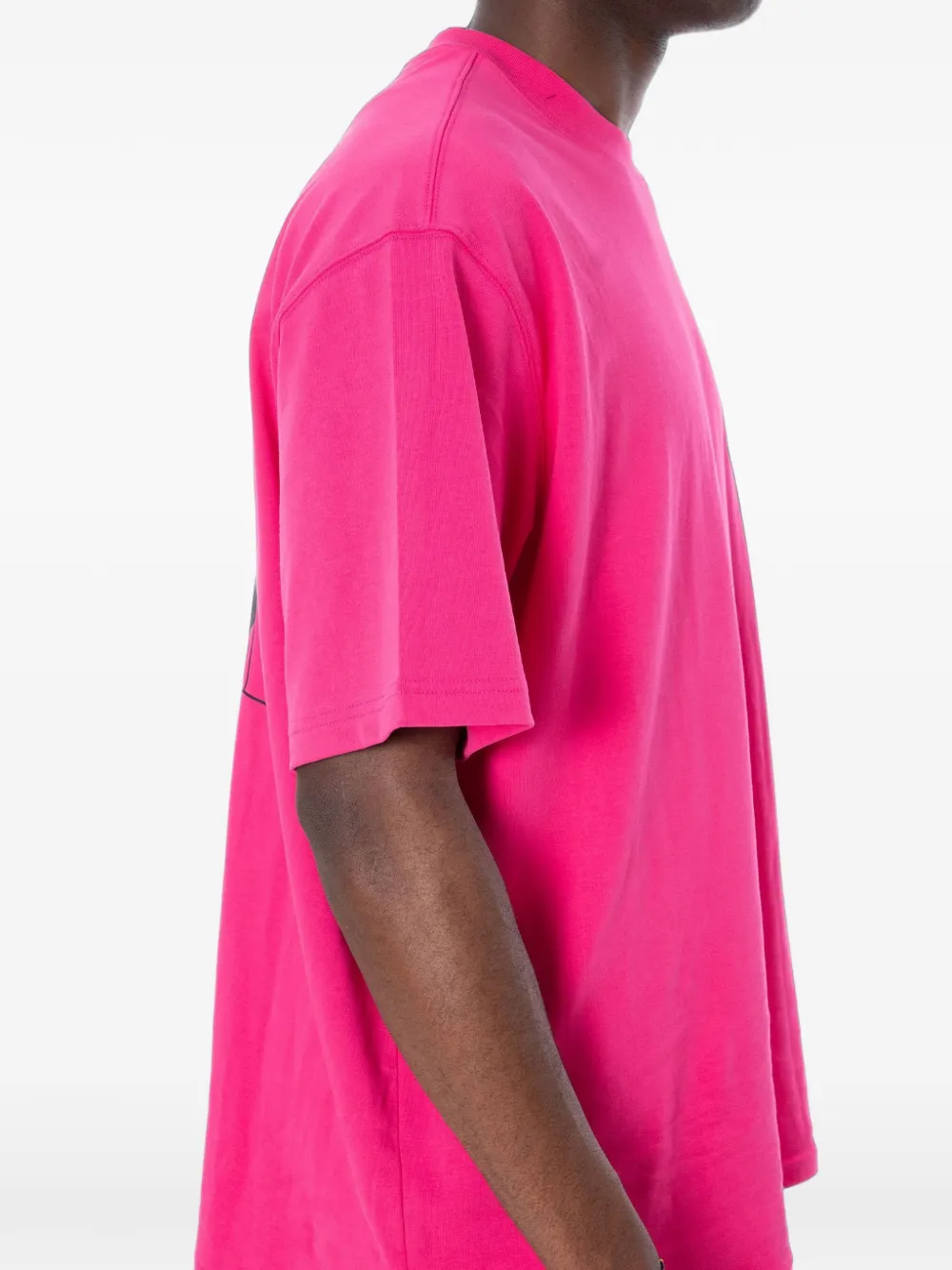 SONGZIO x ASSC T-shirt met logo-print Roze